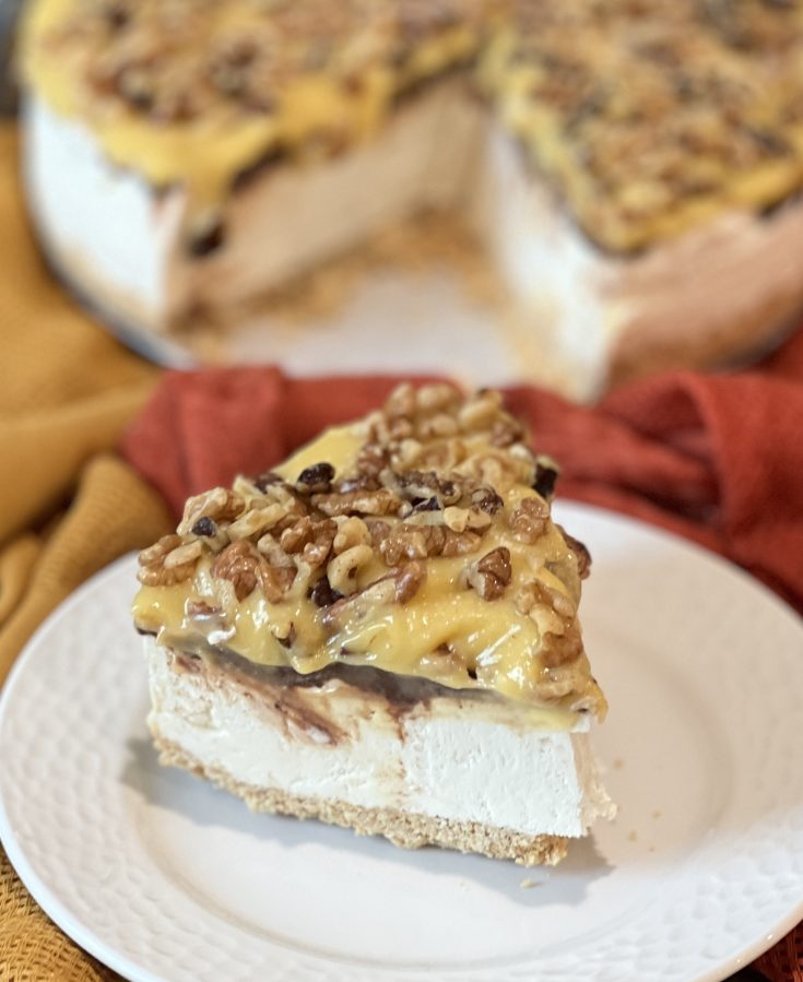 No-Bake German Chocolate Cheesecake