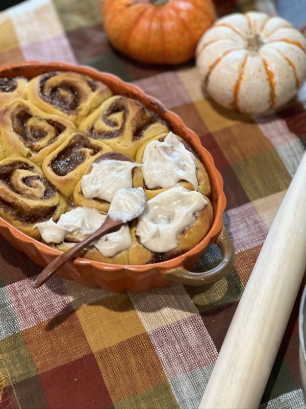 Pumpkin Cinnamon Rolls