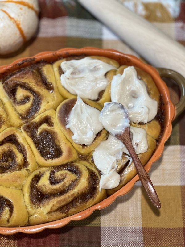 Pumpkin Cinnamon Rolls