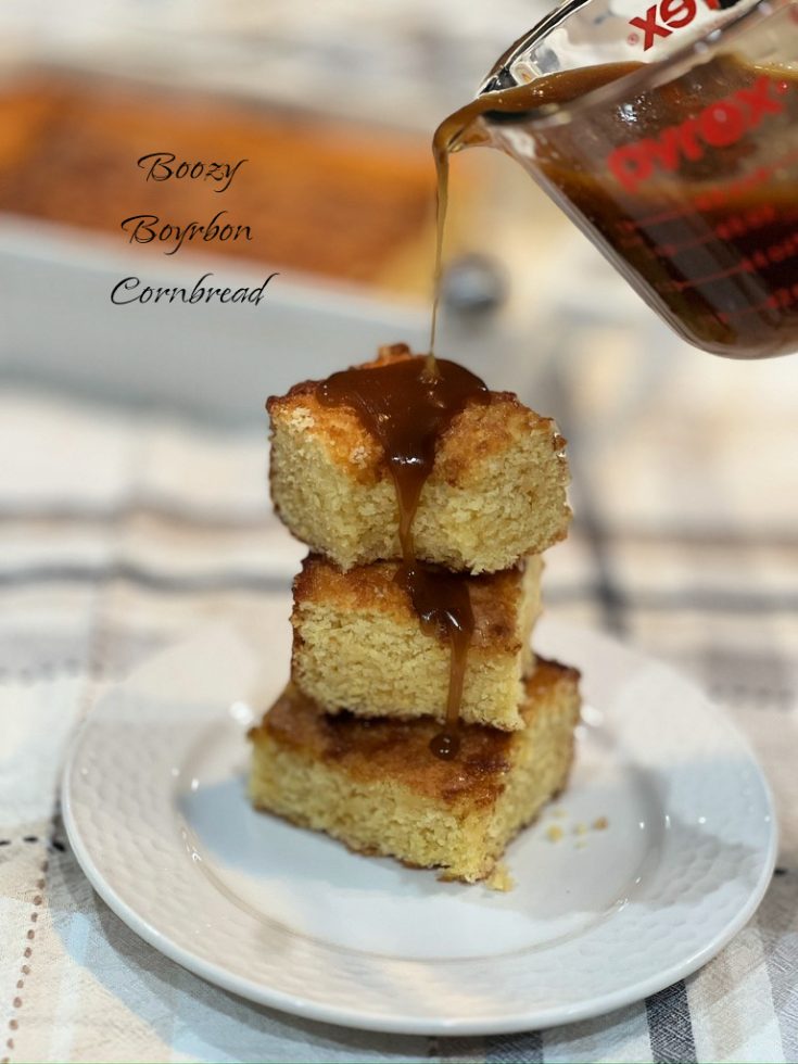 Boozy Bourbon Cornbread