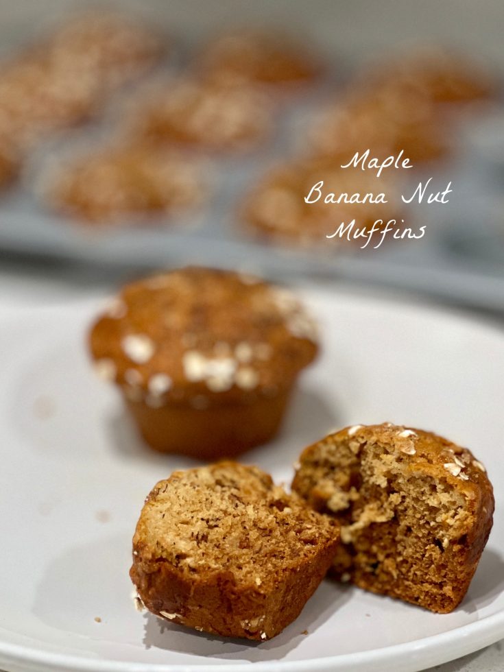 Maple Banana Nut Muffins