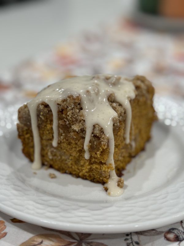 Glazed Pumpkin Coffee Cake