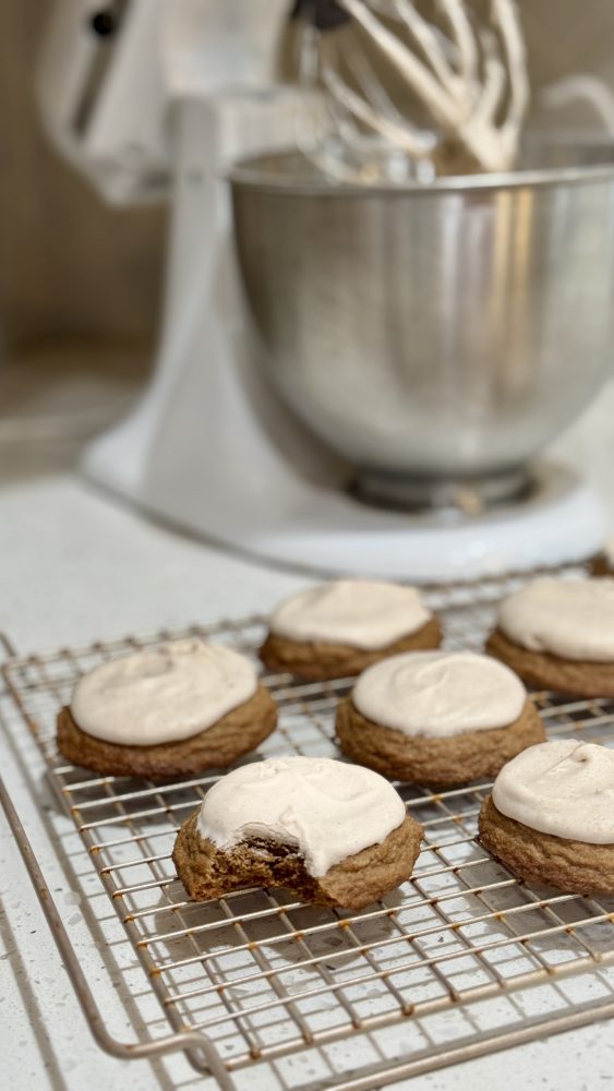Soft Glazed Cinnamon Cookies