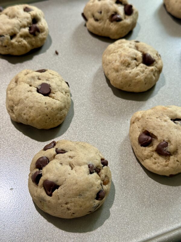 Banana Bread Chocolate Chip Cookies